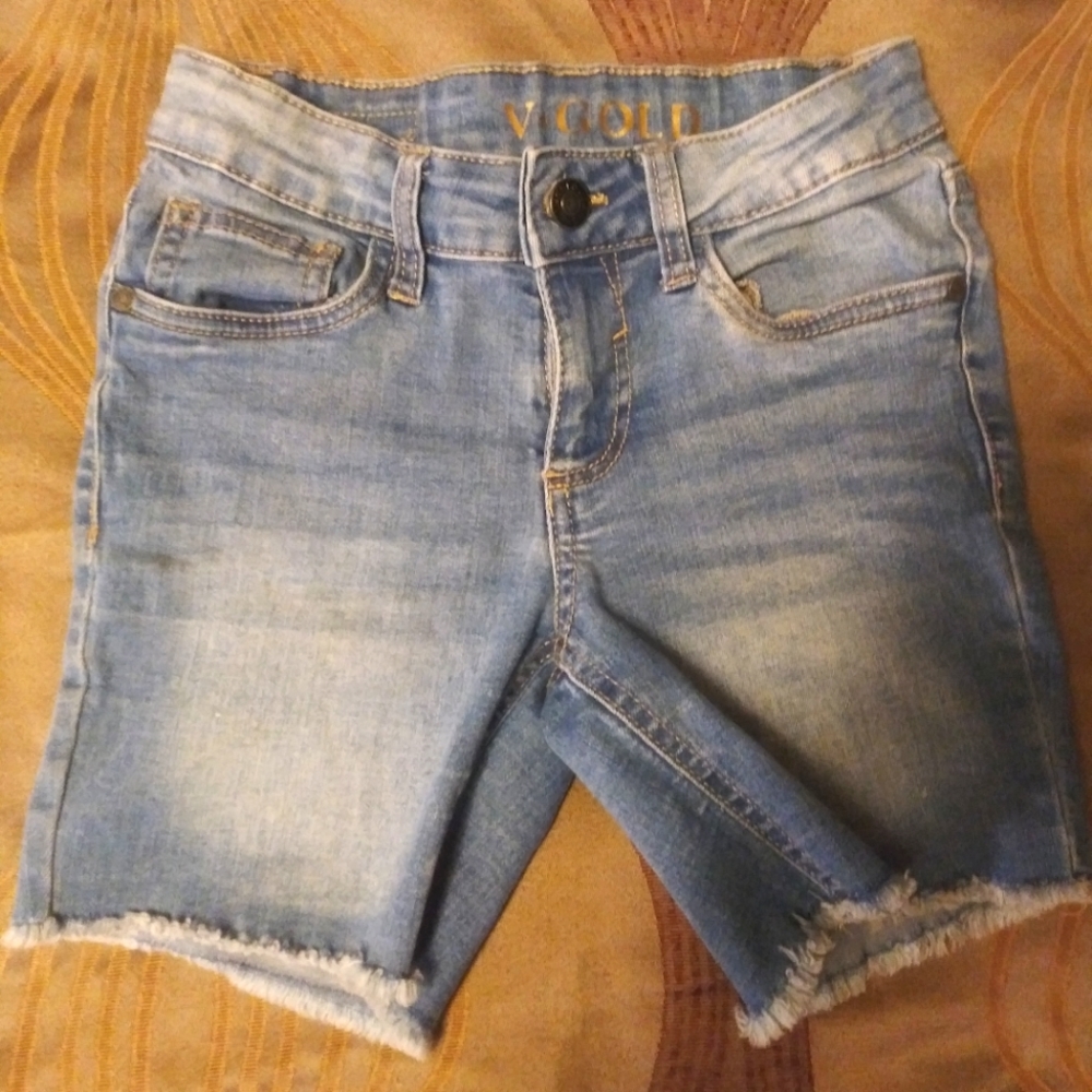 Girls V*Gold Brand Jean Shorts. Size 10. Color Grey.